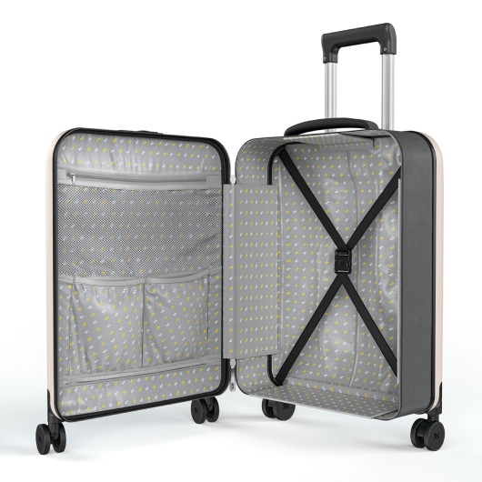 Rollink Flex Small 360 Spinner Suitcases Open